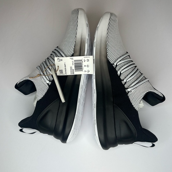 Adidas Black and White Mesh Sneakers - Picture 9 of 13